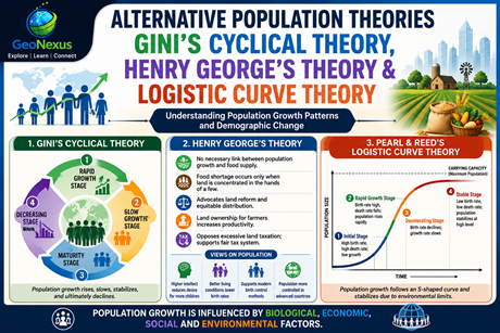 Modern Population Theories Gini, Henry George & Pearl-Reed